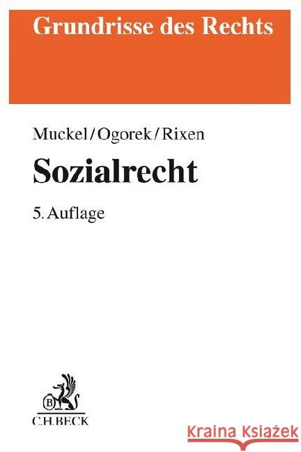 Sozialrecht Muckel, Stefan; Ogorek, Markus; Rixen, Stephan 9783406690273 Beck Juristischer Verlag - książka