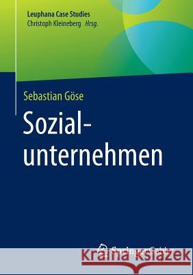 Sozialunternehmen Sebastian Gose 9783662540077 Springer Gabler - książka