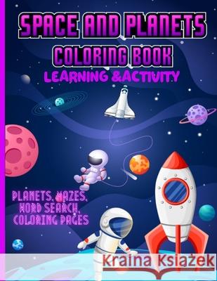 Space and Planets Coloring Book Learning & Activity Fondant Ella 9783009697440 Fondant Ella - książka