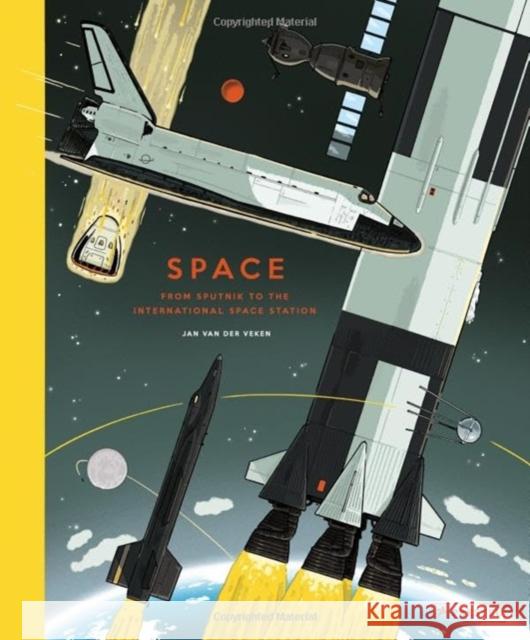 Space: From Sputnik to the International Space Station Jan Va 9783791375816 Prestel - książka