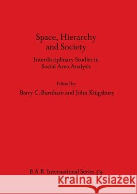 Space, Hierarchy and Society: Interdisciplinary Studies in Social Area Analysis Barry C. Burnham John Kingsbury 9780860540601 British Archaeological Reports Oxford Ltd - książka