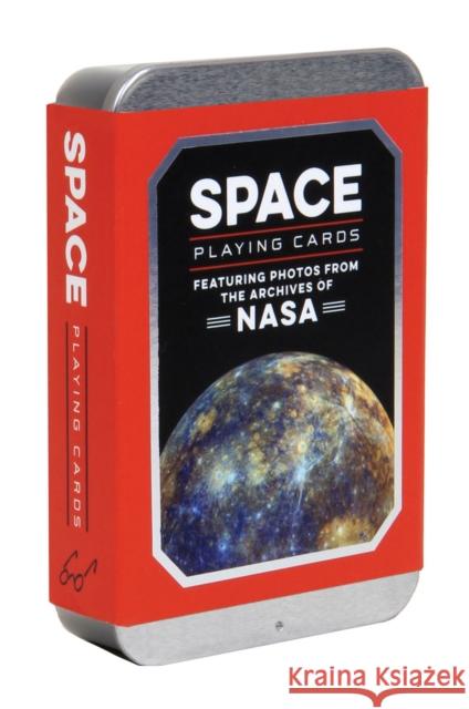 Space Playing Cards (NASA Playing Cards, Space Game, Playing Cards, Space Game): Featuring Photos from the Archives of NASA Chronicle Books 9781452160993 Chronicle Books - książka