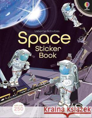 Space Sticker Book Fiona Watt Paul Nicholls 9781805070146 Usborne Books - książka