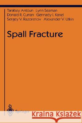 Spall Fracture Tarabay Antoun Lynn Seaman Donald R. Curran 9780387955001 Springer - książka