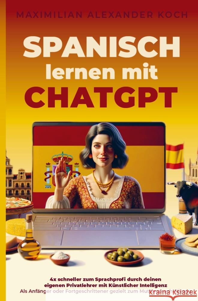 Spanisch lernen mit ChatGPT: 4x schneller zum Sprachprofi durch deinen eigenen Privatlehrer mit Künstlicher Intelligenz Koch, Maximilian Alexander 9789403739519 Bookmundo - książka