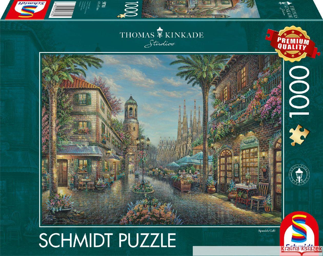 Spanisches Straßencafé Kinkade, Thomas 4001504587802 Schmidt Spiele - książka
