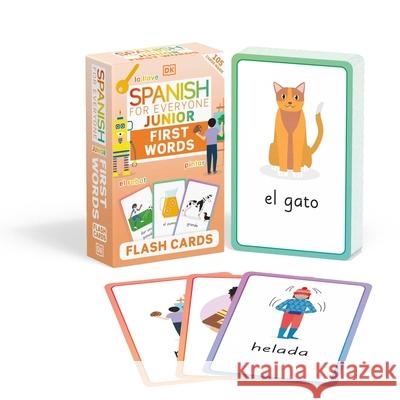 Spanish for Everyone Junior First Words Flash Cards DK 9780241601433 Dorling Kindersley Ltd - książka