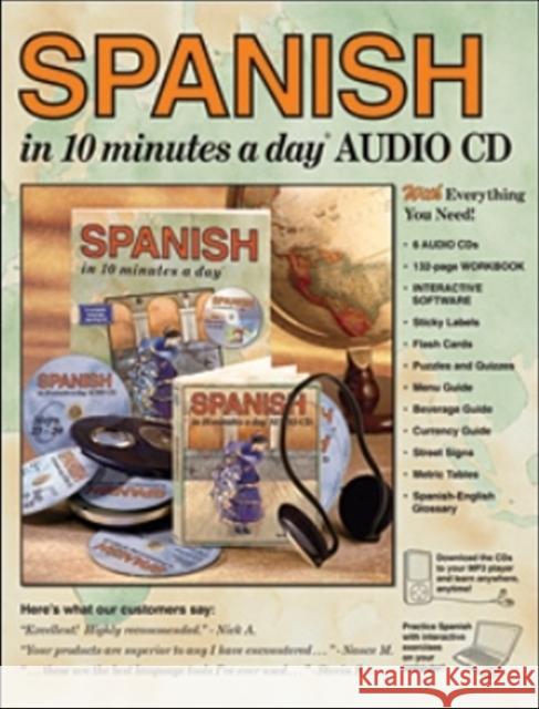 SPANISH in 10 minutes a day BOOK + AUDIO Kristine, MA Kershul 9781931873864 Bilingual Books Inc.,U.S. - książka