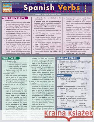 Spanish Verbs William Bengtson Dominic Thompson 9781572228122 Barcharts, Inc - książka