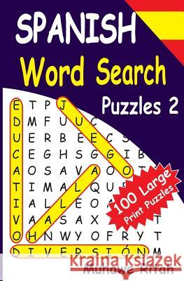 Spanish Word Search Puzzles 2 Ritah Muhawe 9781511676762 Createspace - książka