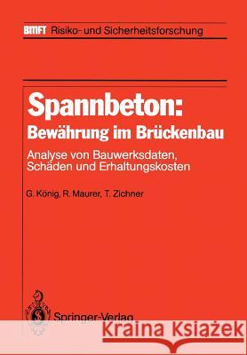 Spannbeton: Bewährung Im Brückenbau: Analyse Von Bauwerksdaten, Schäden Und Erhaltungskosten König, Gert 9783642828881 Springer - książka