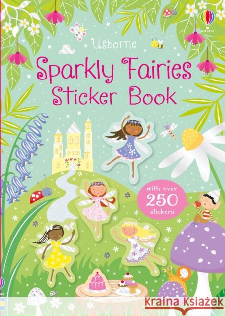 Sparkly Fairies Sticker Book Kirsteen Robson 9781474960359 Usborne Publishing Ltd - książka