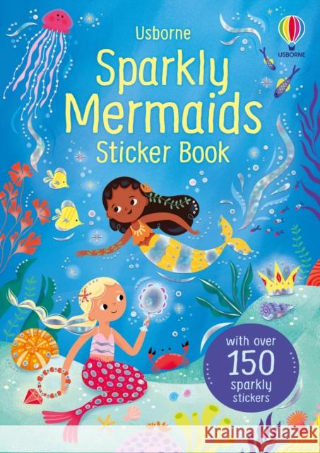 Sparkly Mermaids Sticker Book Alice Beecham 9781805070870 Usborne Publishing Ltd - książka