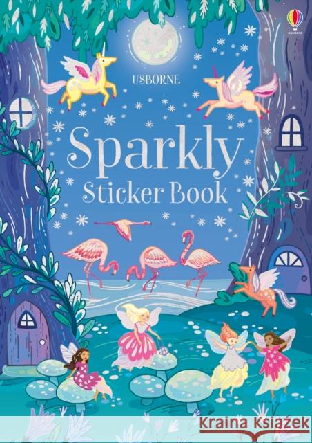 Sparkly Sticker Book Fiona Patchett 9781474953733 Usborne Publishing Ltd - książka