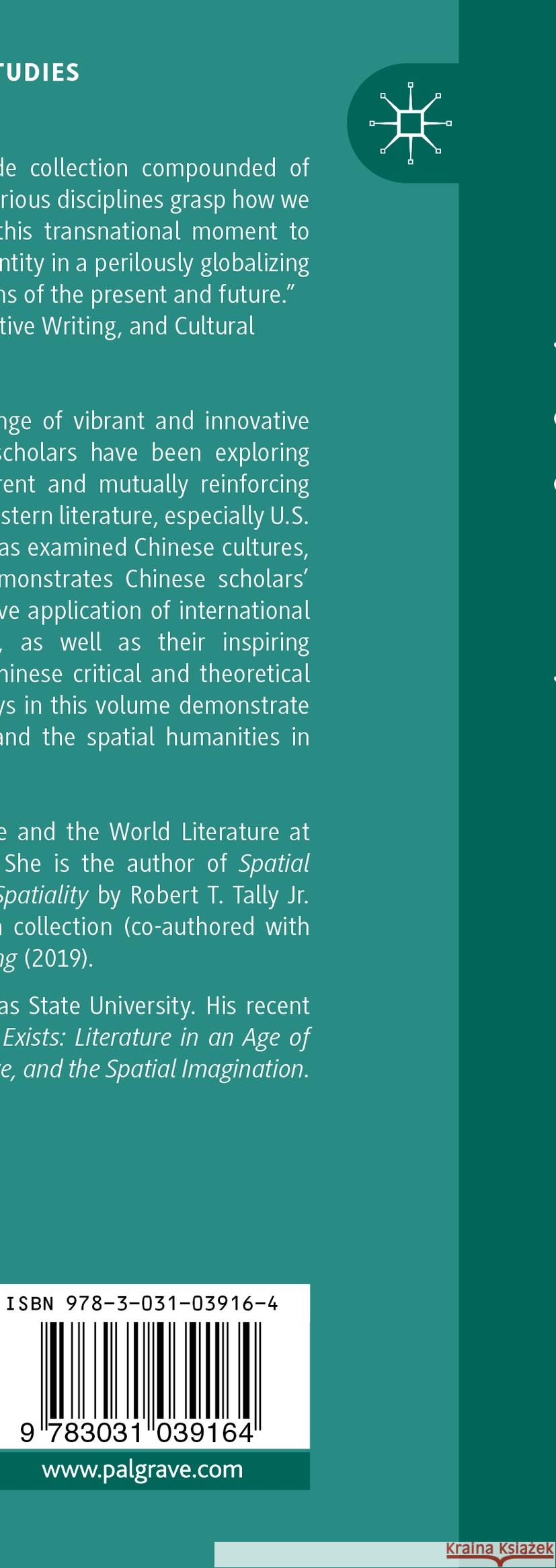 Spatial Literary Studies in China  9783031039164 Springer International Publishing - książka