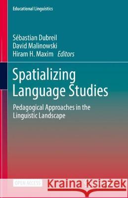Spatializing Language Studies  9783031395802 Springer Nature Switzerland - książka