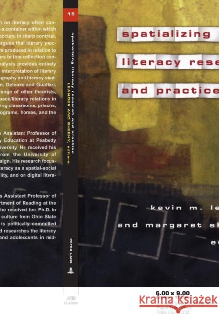Spatializing Literacy Research and Practice  9780820467498 Peter Lang Publishing Inc - książka