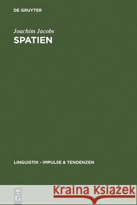 Spatien Jacobs, Joachim 9783110183511 Walter de Gruyter - książka