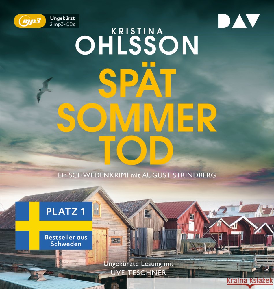 Spätsommertod. Ein Schwedenkrimi mit August Strindberg, 2 Audio-CD, 2 MP3 Ohlsson, Kristina 9783742435620 Der Audio Verlag, DAV - książka