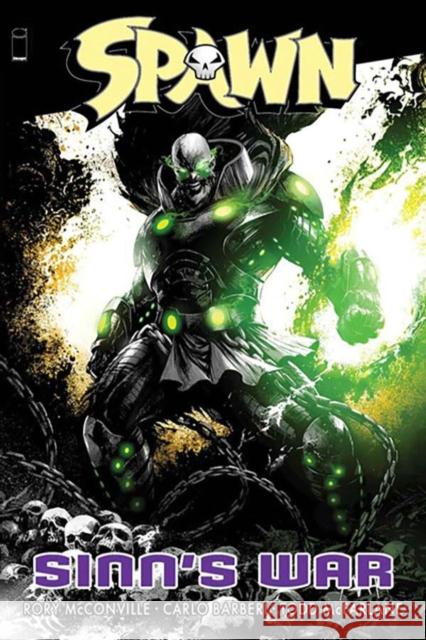 Spawn: Sinn's War Rory McConville Todd McFarlane Carlo Barberi 9781534376625 Image Comics - książka