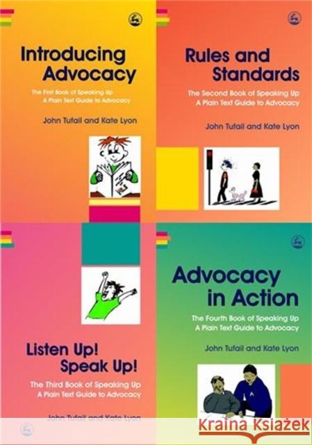 Speaking Up: A Plain Text Guide to Advocacy 4-Volume Set Lyon, Kate 9781843104742 Jessica Kingsley Publishers - książka