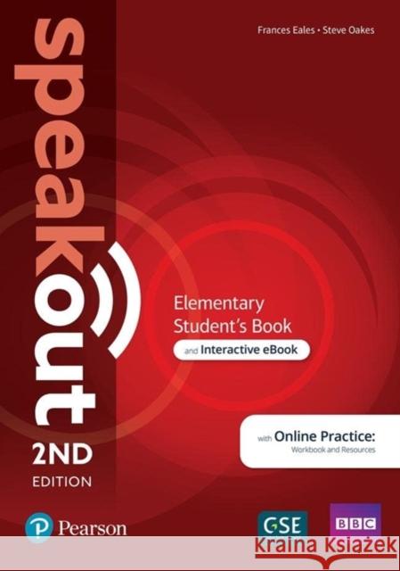 Speakout 2ed Elementary StudentGÇÖs Book & Interactive eBook with Digital Resources Access Code Eales, Frances, Oakes, Steve 9781292401195 Pearson - książka