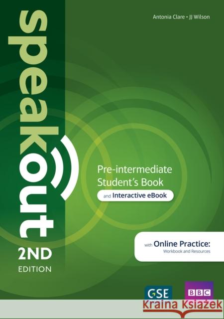 Speakout 2ed Pre-intermediate Student's Book & Interactive eBook with MyEnglishLab & Digital Resources Access Code    9781292394633 Pearson Education Limited - książka