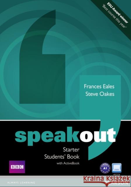 Speakout Starter Students Book with DVD/Active Book Multi Rom Pack Eales Frances Oakes Steve 9781408291818  - książka