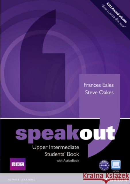 Speakout Upper Intermediate Students book and DVD/Active Book Multi Rom Pack Eales Frances Oakes Steve 9781408219331  - książka