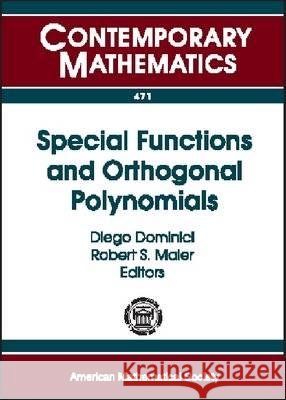 Special Functions and Orthogonal Polynomials  9780821846506 AMERICAN MATHEMATICAL SOCIETY - książka