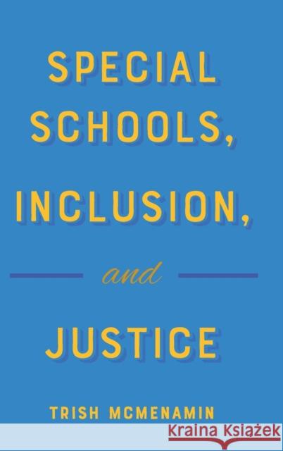 Special Schools, Inclusion, and Justice Trish McMenamin 9781433149238 Peter Lang Inc., International Academic Publi - książka