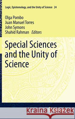 Special Sciences and the Unity of Science Olga Pombo Juan Manuel Torres John Symons 9789400720299 Springer - książka