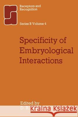 Specificity & Embryological Interactions Garrod, D. R. 9780412144202 Springer - książka