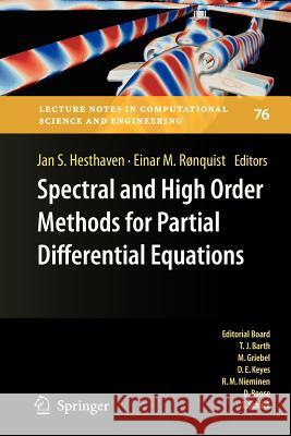 Spectral and High Order Methods for Partial Differential Equations: Selected Papers from the Icosahom '09 Conference, June 22-26, Trondheim, Norway Hesthaven, Jan S. 9783642265754 Springer - książka