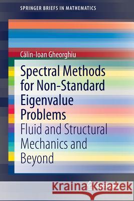 Spectral Methods for Non-Standard Eigenvalue Problems: Fluid and Structural Mechanics and Beyond Gheorghiu, Călin-Ioan 9783319062297 Springer - książka