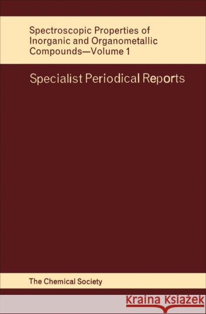 Spectroscopic Properties of Inorganic and Organometallic Compounds: Volume 1 Greenwood, N. N. 9780851860039  - książka