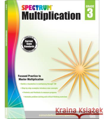 Spectrum Multiplication, Grade 3 Spectrum 9781483804743 Spectrum - książka