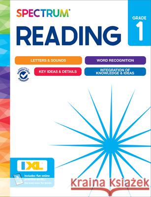 Spectrum Reading Workbook, Grade 1 Spectrum                                 Carson Dellosa Education 9781483874739 Spectrum - książka