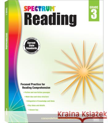 Spectrum Reading Workbook Grade 3 Spectrum 9781483812168 Carson Dellosa - książka