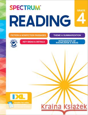 Spectrum Reading Workbook, Grade 4 Spectrum                                 Carson Dellosa Education 9781483874760 Spectrum - książka