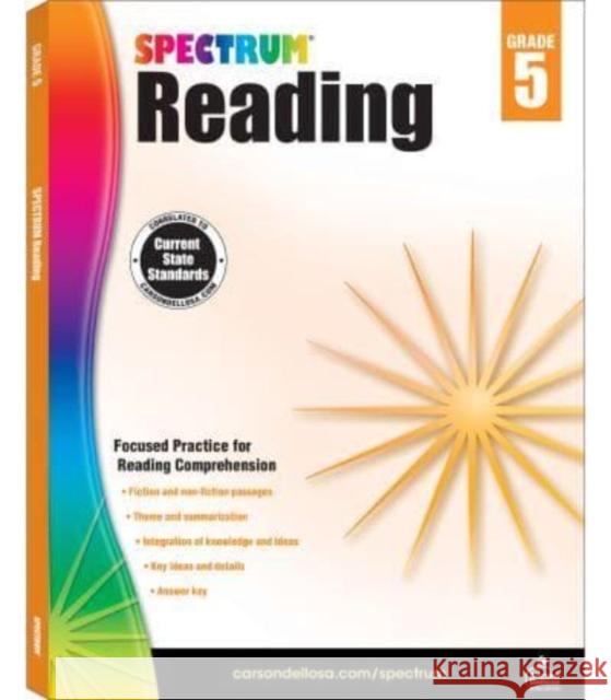 Spectrum Reading Workbook Grade 5 Spectrum 9781483812182 Carson Dellosa - książka