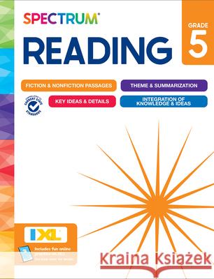 Spectrum Reading Workbook, Grade 5 Spectrum                                 Carson Dellosa Education 9781483874777 Spectrum - książka