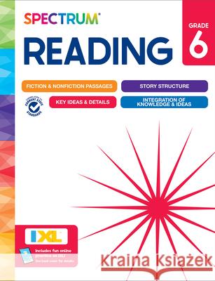 Spectrum Reading Workbook, Grade 6 Spectrum                                 Carson Dellosa Education 9781483874784 Spectrum - książka