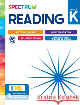 Spectrum Reading Workbook, Grade K Spectrum                                 Carson Dellosa Education 9781483874722 Spectrum - książka