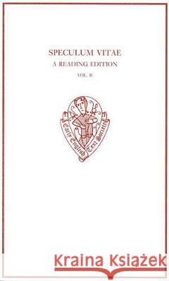 Speculum Vitae: A Reading Text, Volumes 1 and 2 Ralph Hanna 9780199564019 Oxford University Press, USA - książka