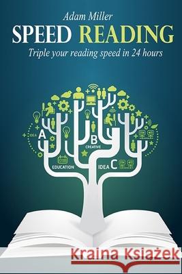 Speed Reading: Triple Your Reading Speed In 24 Hours Adam Miller 9781981235384 Createspace Independent Publishing Platform - książka