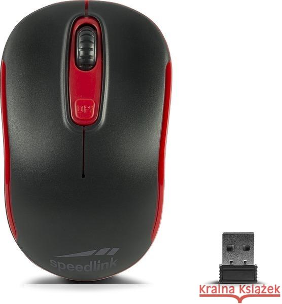 SPEEDLINK CEPTICA Mouse - Wireless, black-red  4027301589788 Zeitfracht Elektronik - książka