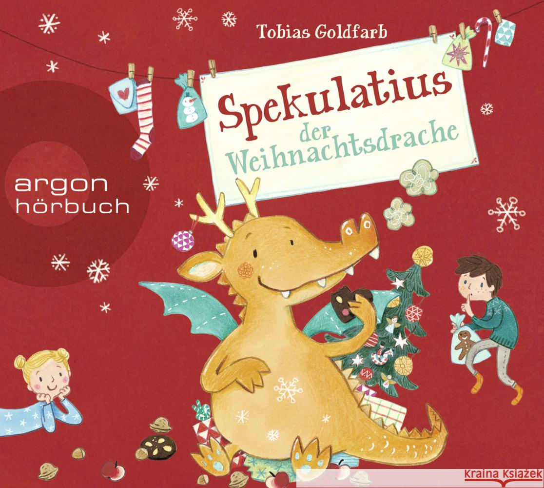 Spekulatius der Weihnachtsdrache, 2 Audio-CD Goldfarb, Tobias 9783839842348 Argon Sauerländer Audio - książka