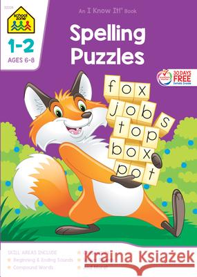Spelling Puzzles 1-2 Deluxe Edition Workbook  9781589473355 School Zone - książka