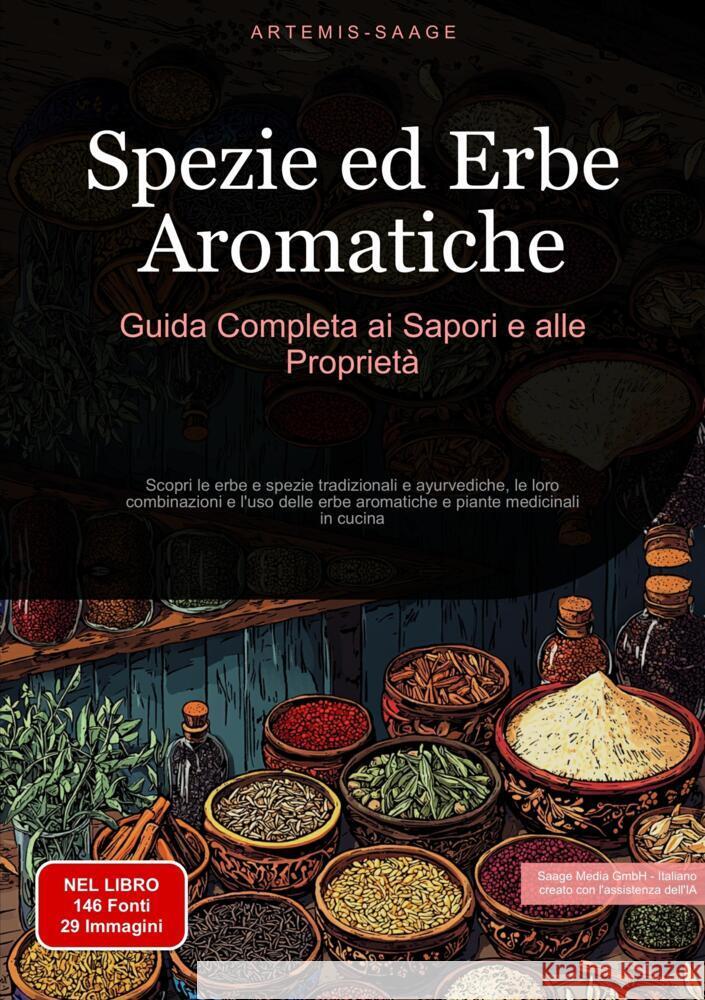 Spezie ed Erbe Aromatiche: Guida Completa ai Sapori e alle Proprietà Saage - Italiano, Artemis 9783384485342 Saage Books - książka